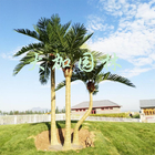 4m Yaprak Dökmeyen Büyük Sahte Palmiye Ağaçları, Bahçe Manzarası İçin Neredeyse Doğal Palmiye Ağacı
