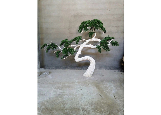 bonsai Küçük Sahte Çam Ağacı şehir plaza için 100 El yapımı