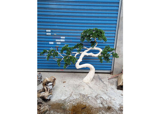 bonsai Küçük Sahte Çam Ağacı şehir plaza için 100 El yapımı